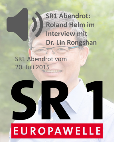 SR1 Abendrot: Roland Helm im Interview mit Dr. Lin Rongshan